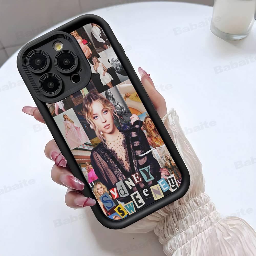 Sängerin Sydney S-Sweeney Handyhülle Für IPhone 17 16 15 14 13 12 11 Pro Max Plus Mini Glück Hülle