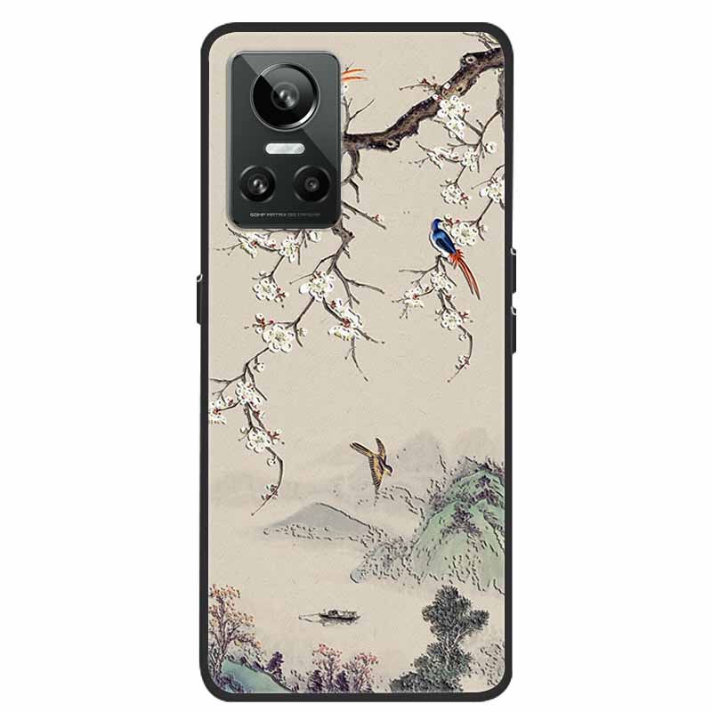 For Realme GT Neo3 5G Case 3D Flower Emboss Soft Silicone Phone Back Cover Case For OPPO Realme GT Neo2 Neo 3 Coque for Bumper