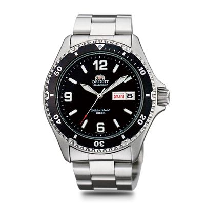 Orient Mako Automatisk Ur Mekanisk Automatisk Ur med Lokal Garanti SAA02001B3 Sort Dykkerur Producentens Herreur