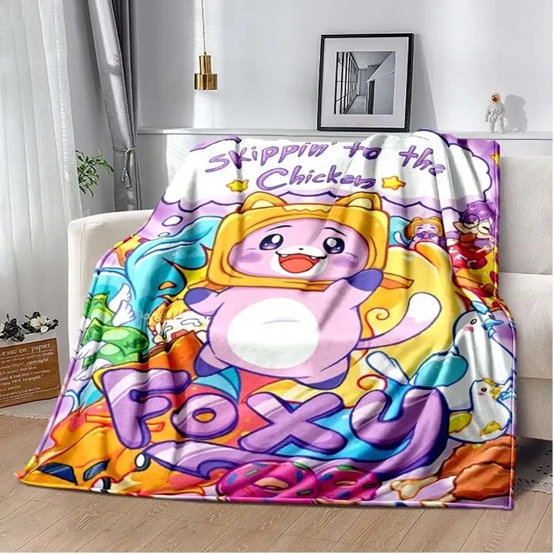 

Плюшевое одеяло Lankybox Boxy и Foxy, Интернет-знаменитости YouTube, детский подарок, подарок другу, домашнее животное, Джастин Крома и Адам МакАртур 30x40in