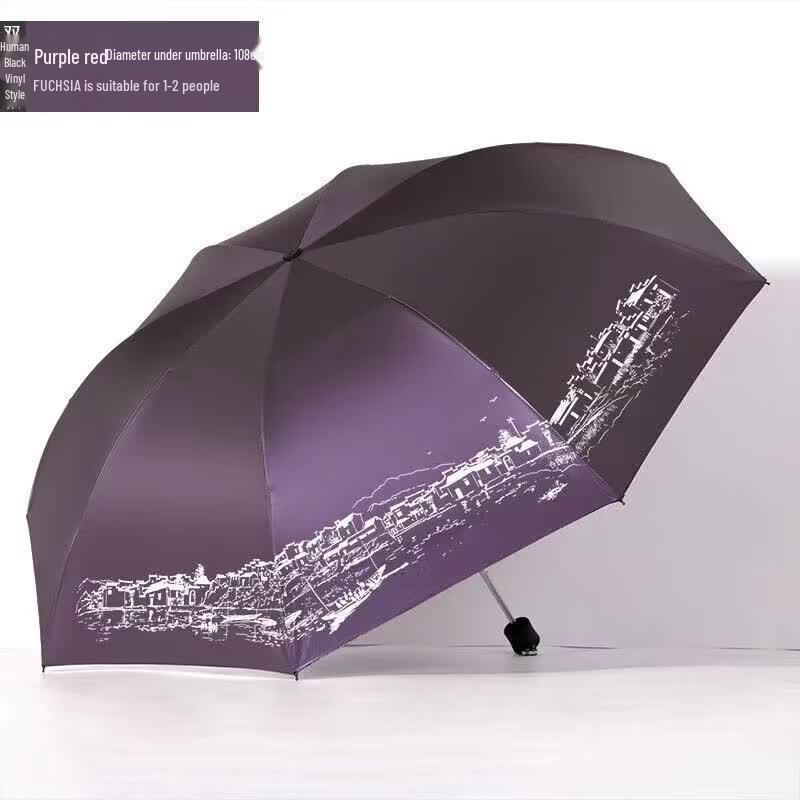 

Paradise Traveler 3-Fold Sun/Rain Umbrella