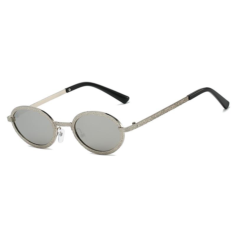 Fashion Luxury Oval Sunglasses Women Men Vintage Brand Sun Glasses Metal Frame Outdoor Travel Shades Lady Eyewear UV400