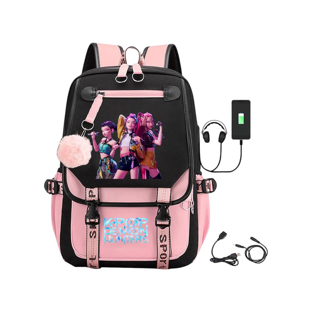 Kpop Lovci čarodějnic Dívčí skupina Film Obklopující Potisk Batoh