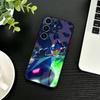 K-Mega Man Anime Phone Case For Samsung S26,S25,S24,S23,S22,S30,S21,Ultra,Plus,FE 5G Black Soft Cover