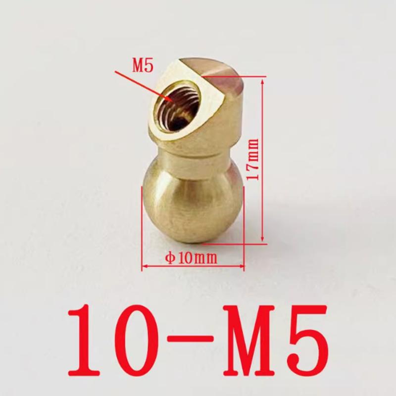 CNC Machine Tool Oblique Spray Brass Ball Coolant Nozzle Ball Joint Accessories