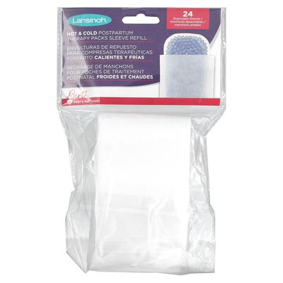 Hot & Cold Postpartum Therapy Pack Sleeve Refills, 24 Disposable Sleeves