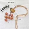 New Curtain Tiebacks Binding Straps Creative Pumpkin Decoration Embellishment Binding Straps Adjustable Gauze Collapse Pendant