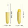 2 In1 Mini Travel Toothbrush Foldable Portable Small Dental Brush Space-saving Soft Tooth Brush Adult Toothbrush