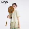 MQD Girls' New Chinese Style Short Sleeve Top