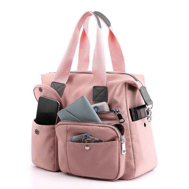 New Women's Shoulder Bag Women's Mommy Nylon Crossbody Portable Large Capacity Travel Bag Tote Bag