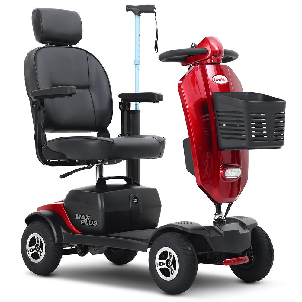 Electric Wheelchair Sweetrich 300W Motor 20AH Electric Mobility Scooter Top Speed 6Km/h Suitable For The Elderly/Disabled