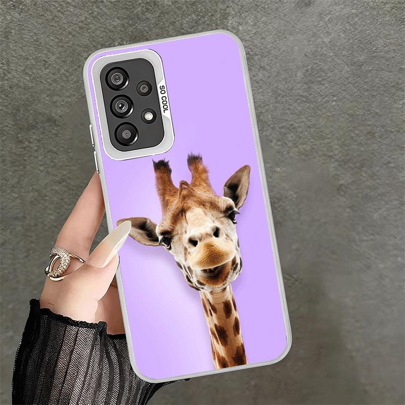 

Giraffe Animal Pattern Soft Phone Case for Samsung A17 A16 A15 A14 A13 A57 A56 A55 A54 A53 A37 A36 A35 A34 A33 A26 A25 A24 A23 A Samsung A54