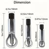 3pcs Metal Nut Splitter Separator, Metal Nut Splitter Breaker Manual Pressure Nut Splitter Remover Extractor Tool