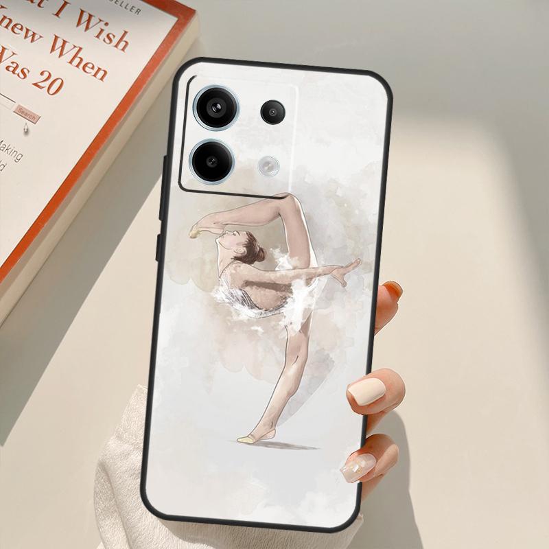 

Масляная живопись Гимнастика Чехол Funda Для Xiaomi Redmi Note 14 13 12 10 11 15 Pro Plus Чехол Для Redmi 15C 10C 12C 13C 14C 15 Redmi 13C