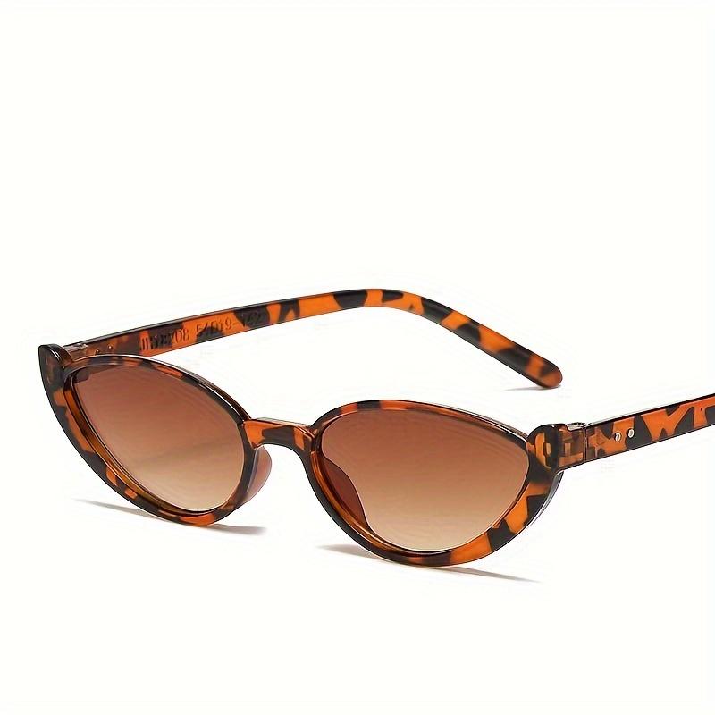 Kvinner Nye Small Cat Eye Solbriller Kvinner Menn Trendy Vintage Shades Eyewear Kjøring Sykkel Solbriller Halvramme solbriller