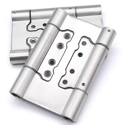 Double Opening Spring Hinges, Stainless Steel Double Action Free Swing Door Hinges, Auto Closing Hinges for Fence & Saloon Doors