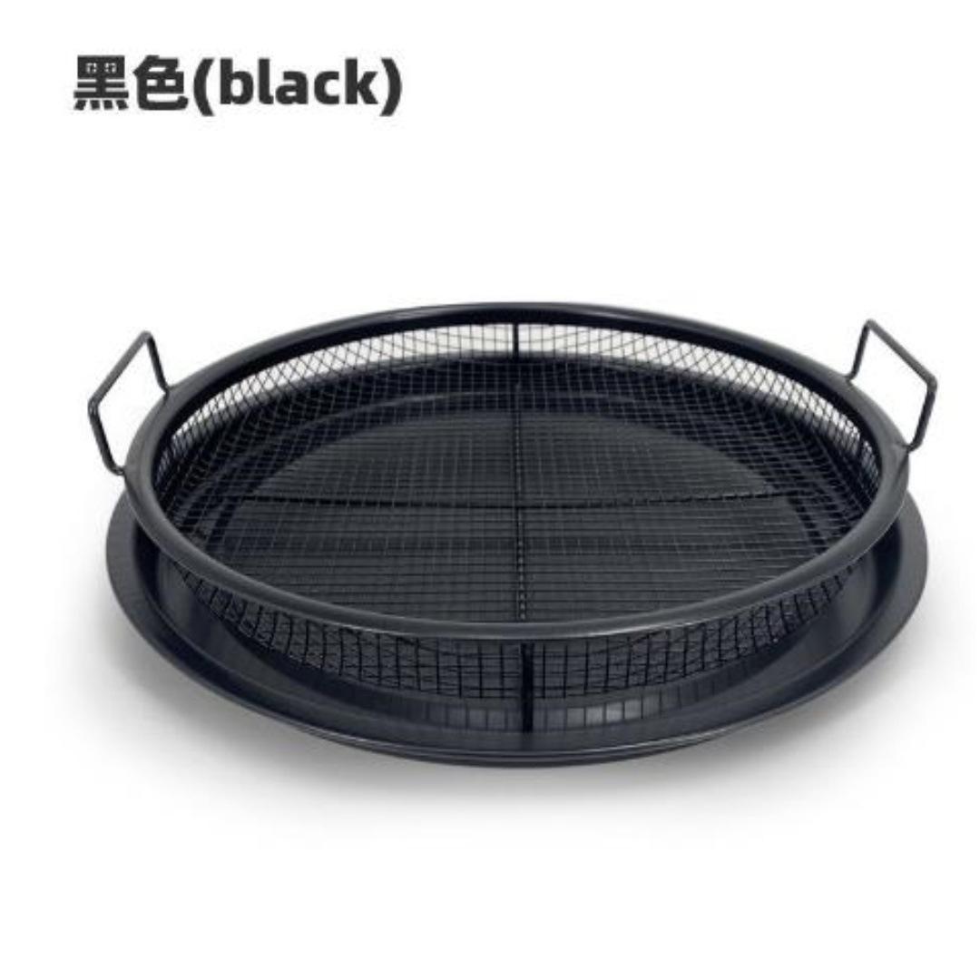 

2 в 1 Духовка Корзина для фритюрницы и противень Масло для жарки Сковорода для выпечки Антипригарное покрытие Корзина для чипсов Форма для выпечки Сетка для гриля Кухонный набор посуды для выпечки