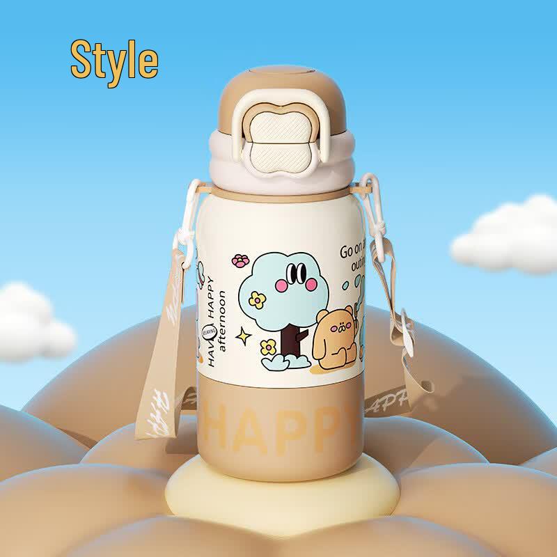 Chic Kids  Insulated Straw Water Bottle
