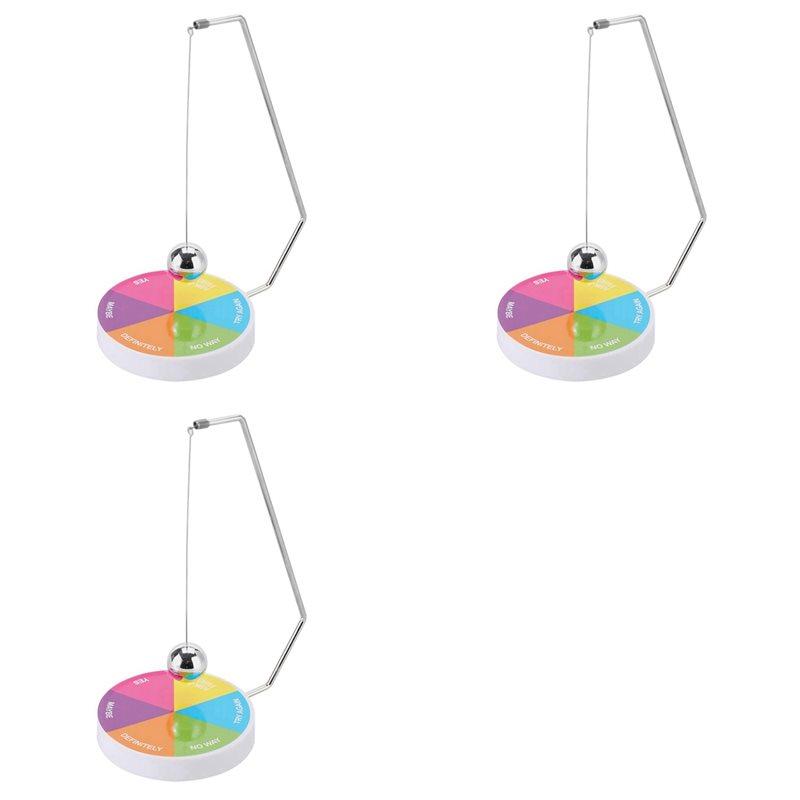 Premium-3X Decision Maker Pendulum Dynamic Desk Gift Decoration Magnetic Ball Swinging Pendulum Game