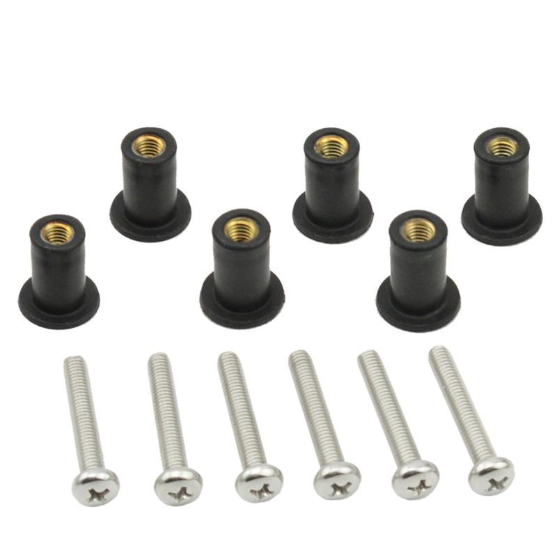 

M5 Shock-proof Rubber Nut Fastener Wellnuts Canoe Boat Hardware Gear Mounting Replacement Kit