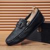 Men's Shoes Doudou Shoes New Fashion Trend Casual Men's Shoes Breathable One Pedal Men's Shoes Leather Shoes