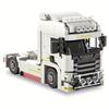 2in1 European Trailer + Boxcar Urban Traffic Logistics Transport Vehicle Building Blocks Set - Truck Trailer Collectible