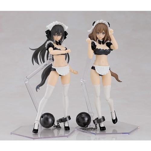 [.co.jp Exclusive] Max Factory PLAMAX GP 07 Underwear Body Girls Ran & Jerry Maid Ver. Set, Non-Scale Assembled Plastic Model Kit