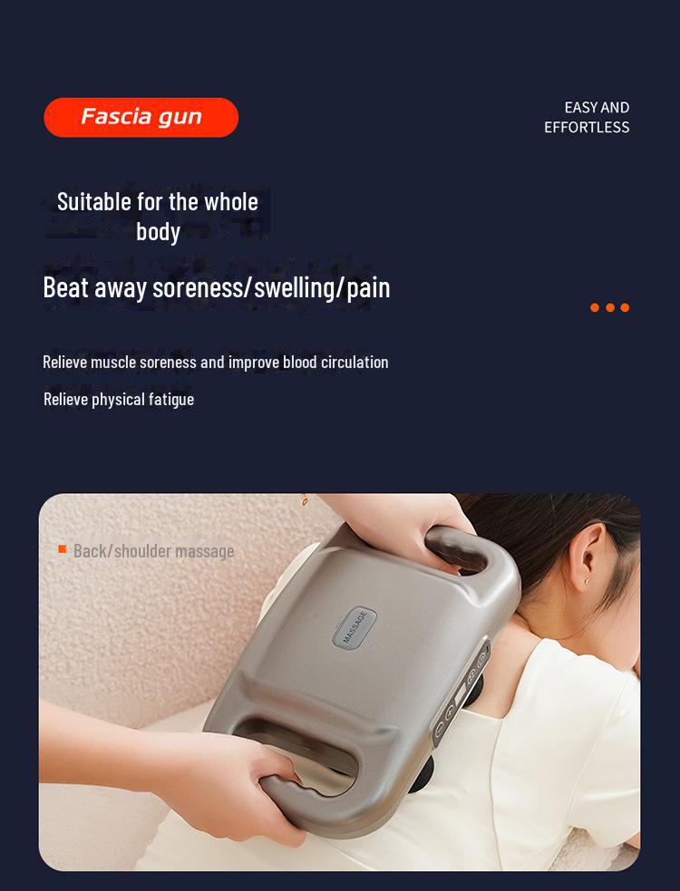 Sześciogłowicowy masażer do relaksacji mięśni transgraniczny: Wibracje i terapia głębokich powięzi do użytku domowego