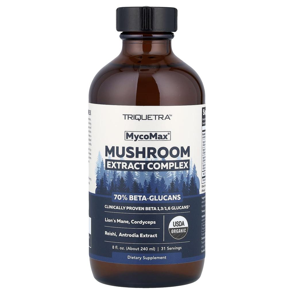 Triquetra Health, MycoMax®, Mushroom Extract Complex, 8 Fl Oz (240 Ml)