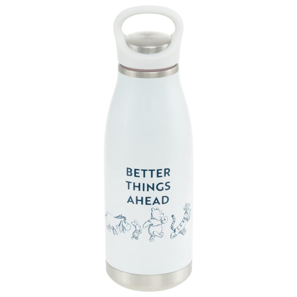 Maebata Disney Winnie the Pooh Thermos Bottle with 52823 Handle, 350ml, D-WP33