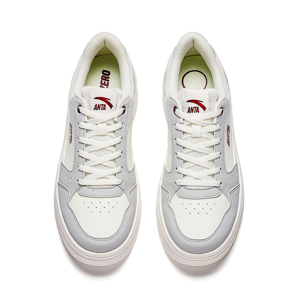 Anta Skateboard Shoes Women's White Gray Red 922618003-2