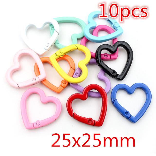 Colorful Mixed Alloy Split Jump Rings Lobster Clasp Eyelets Screw Pins Keychain DIY Jewelry Making Accessories Supplies