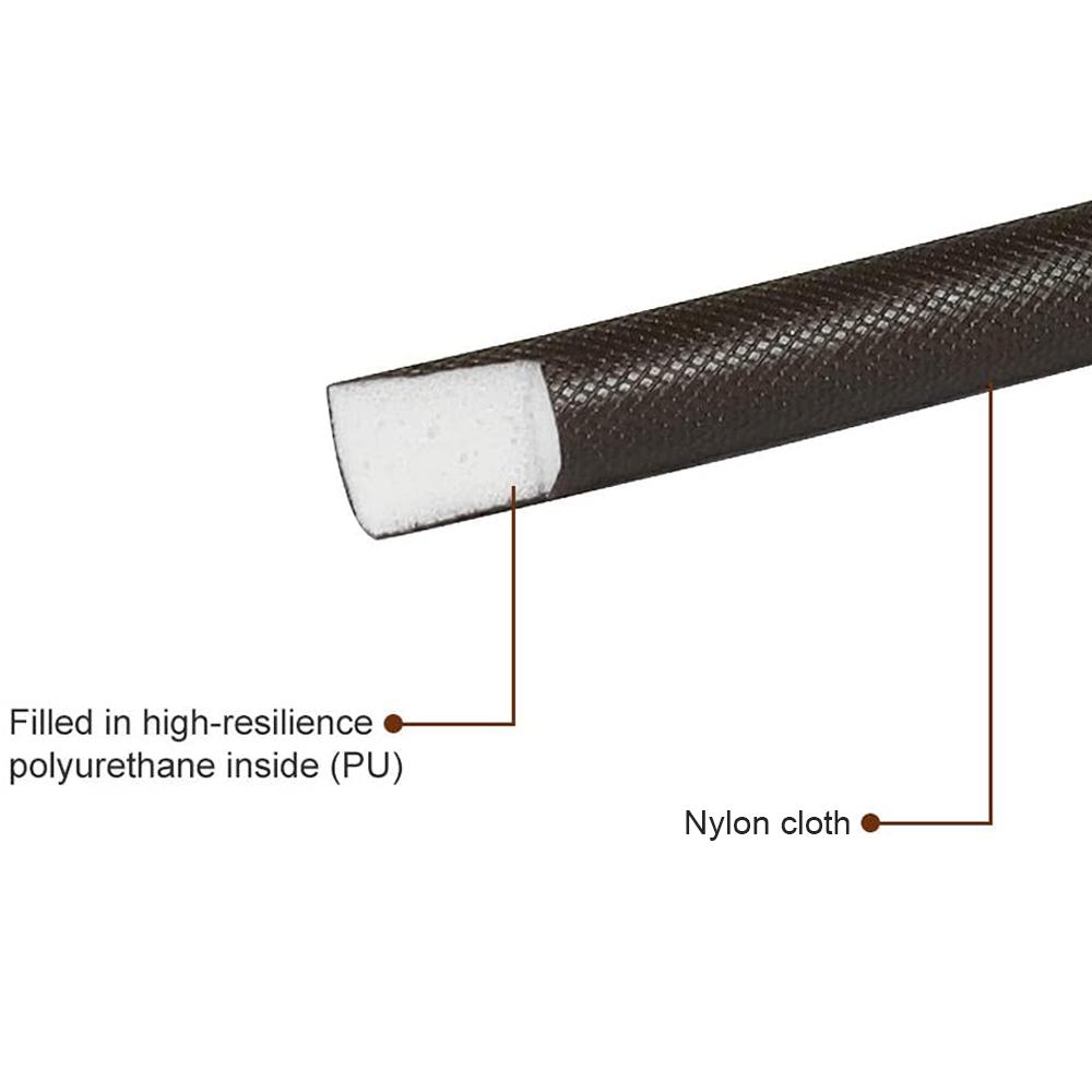 2M PU Acoustic Foam Window Seal Strip SelfAdhesive Noise Reduction Impact Resistance Door Gap Strip Dustproof Weatherstripping