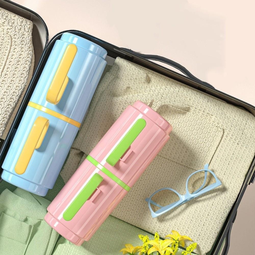 Plastic Mouthwash Cup 2-in-1 Wash Cup Durable Tooth Cup  Hotel Stay
