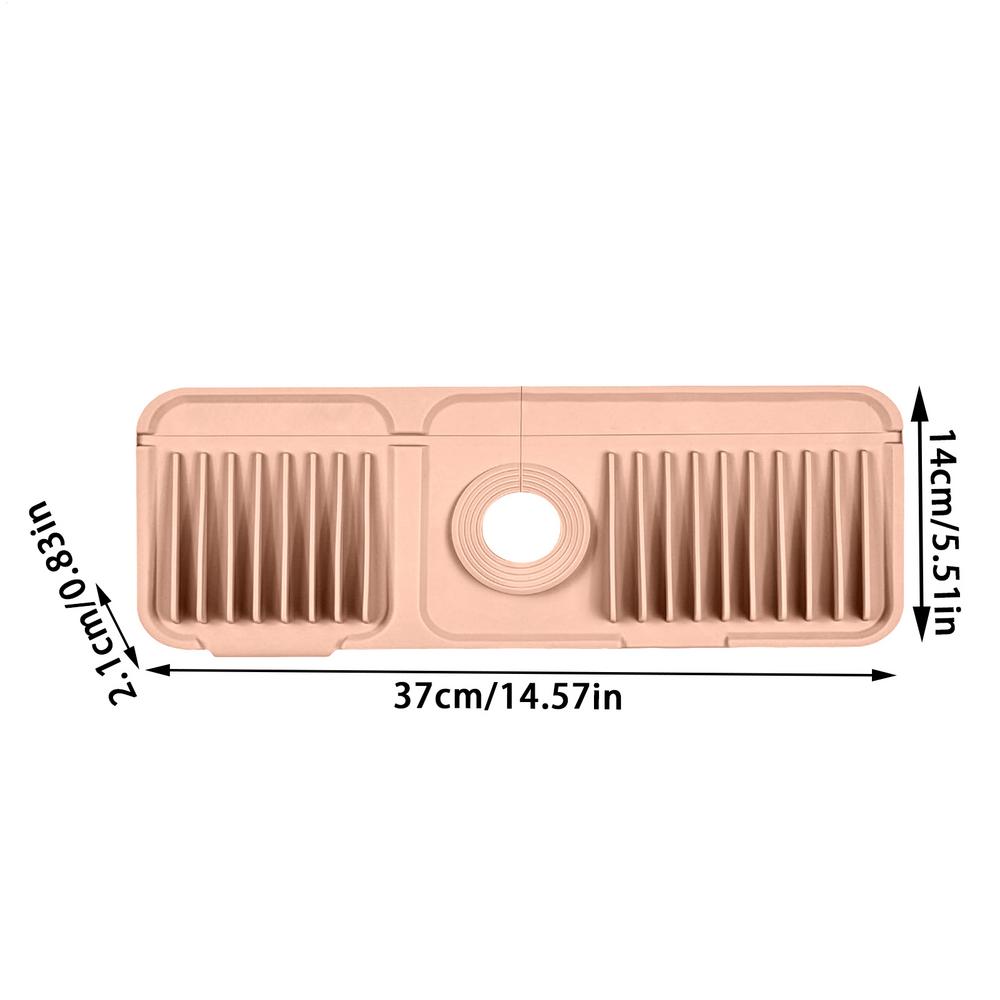 

Kitchen sink splash pad bathroom sink storage pad Sink Faucet Mat Splash Guard Countertop Protector for Apartment Home Bar