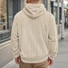 Men's Winter Plush Hooded Sweatshirt Warm Loose Casual Trendy Versatile Men's Jacket