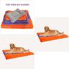 Pet Sleeping Pad With Flannel Cover And Pp Cotton Filling For Comfort And Warmth