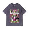 275 GSM Washed T-shirts 100% Cotton Sailor Moon V2 Print Unisex Heavy Cotton T Shirt