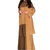 2026 Autumn Women's Knit Sweater Dress Set with Belt and Shawl