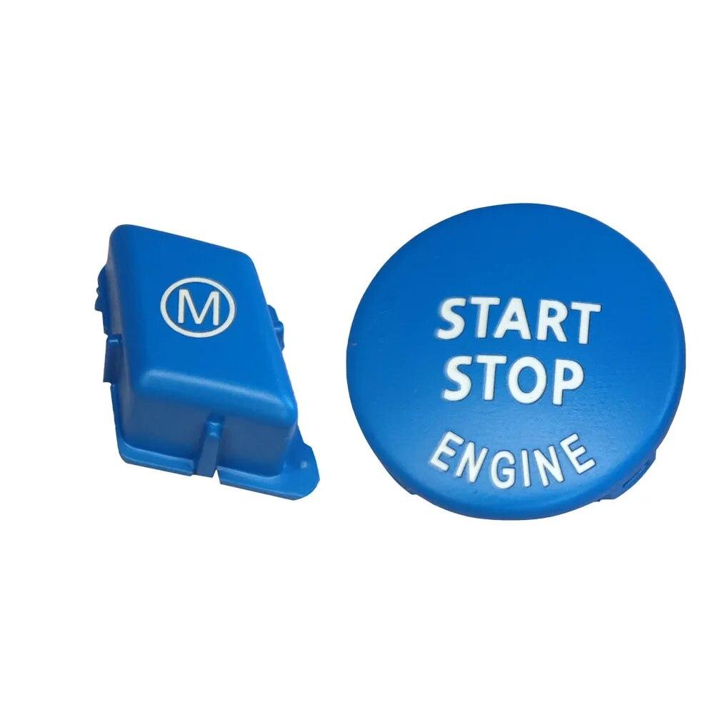 Matter Color Steering Wheel M Start Stop Engine Button Switch for BMW 3 Series E90 E92 E93 M3 /1 Series E81 E82 E87 E88 /X1 E84