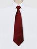 [Allegra K] One-touch tie, 8cm, regular tie, solid color, zipper, adjustable, business, graduation, uniform, men's, wine red, one size