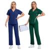 Short Sleeve Nurse Work Uniform Set for SPA & Salon 