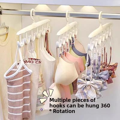 Home Dormitory Student Multi-Hook Multifunctional Rotating Hanging Racks