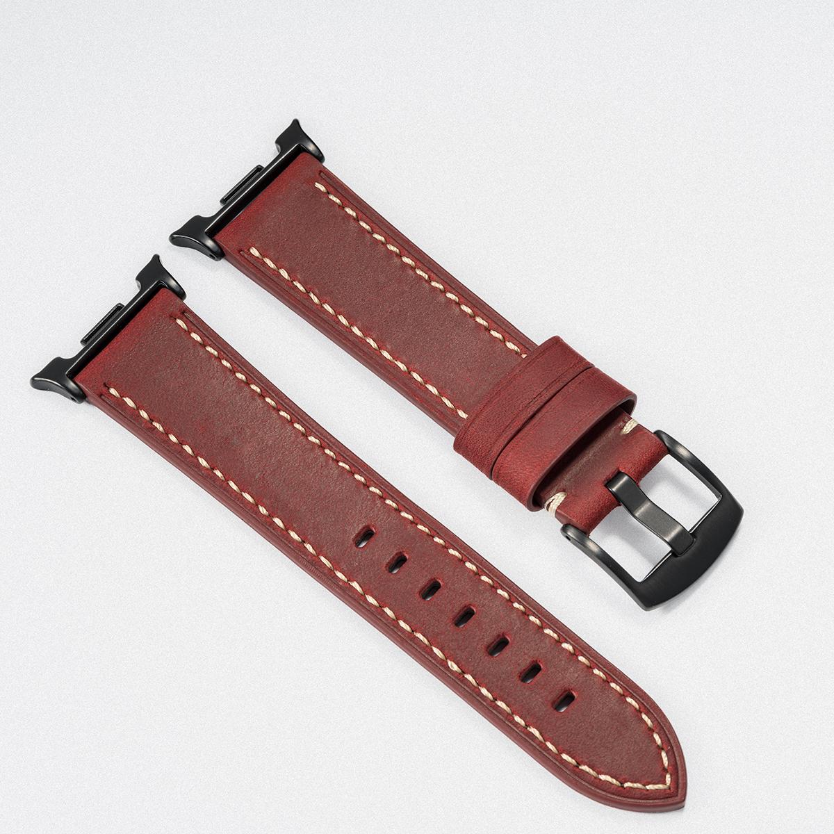 

Шкіряний ремінець для годинника Samsung Galaxy Watch Watch 8/8 Classic 44/40/46мм Браслет Ремінець на заміну для Watch 7Ultra/Ultra 2025 Watch 8 44mm