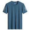 (L-8XL)Ice Silk Herre Quick Dry Sport T-skjorte Rundhals Løs Camping Vandring Fiske Tank Tops Mesh Aircondition T-skjorte Mann