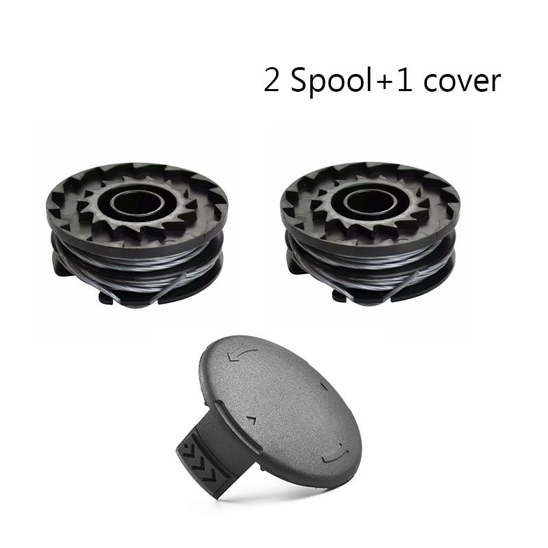 Twin Line & Spool & Cover for Bosch ART24 ART24+ ART27for Strimmer Trimmer Cap