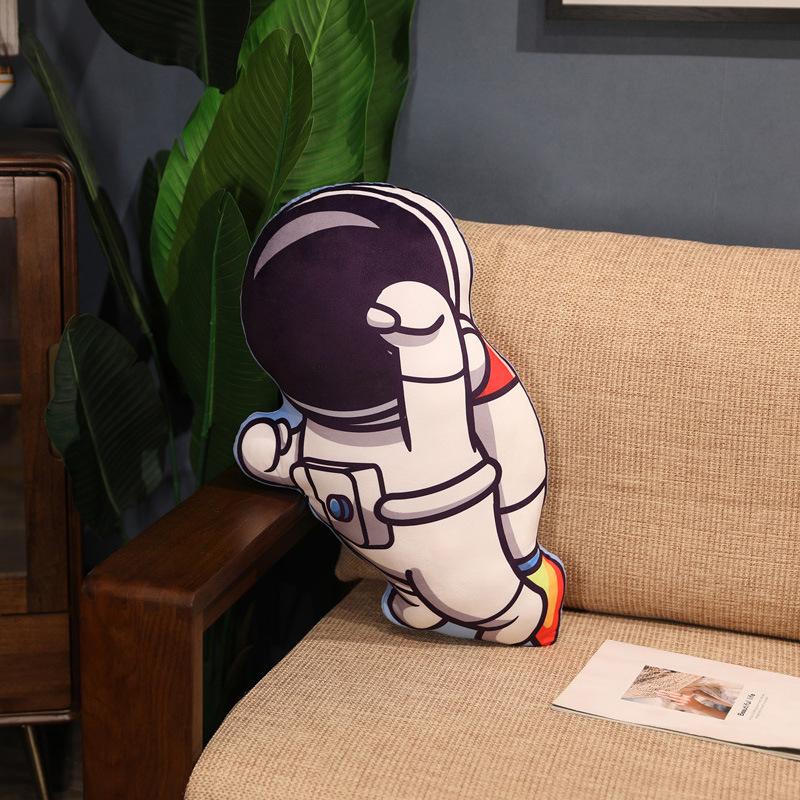 Creative Astronaut Throw Pillow Plush Toy Home Sofa Cushion Decoration Girl Holding Sleeping Doll
