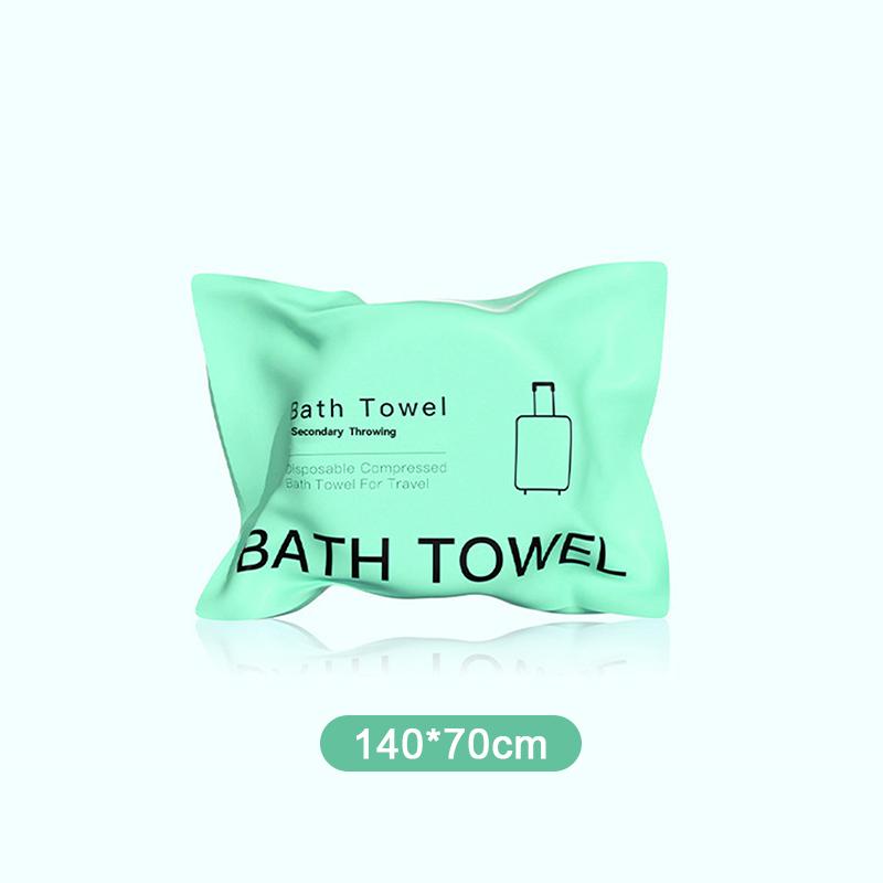 70X140Cm Compressed Bath Towel Thickened And Enlarged Disposable Travel Portable Independent Packaging Non-Woven Bath Towel