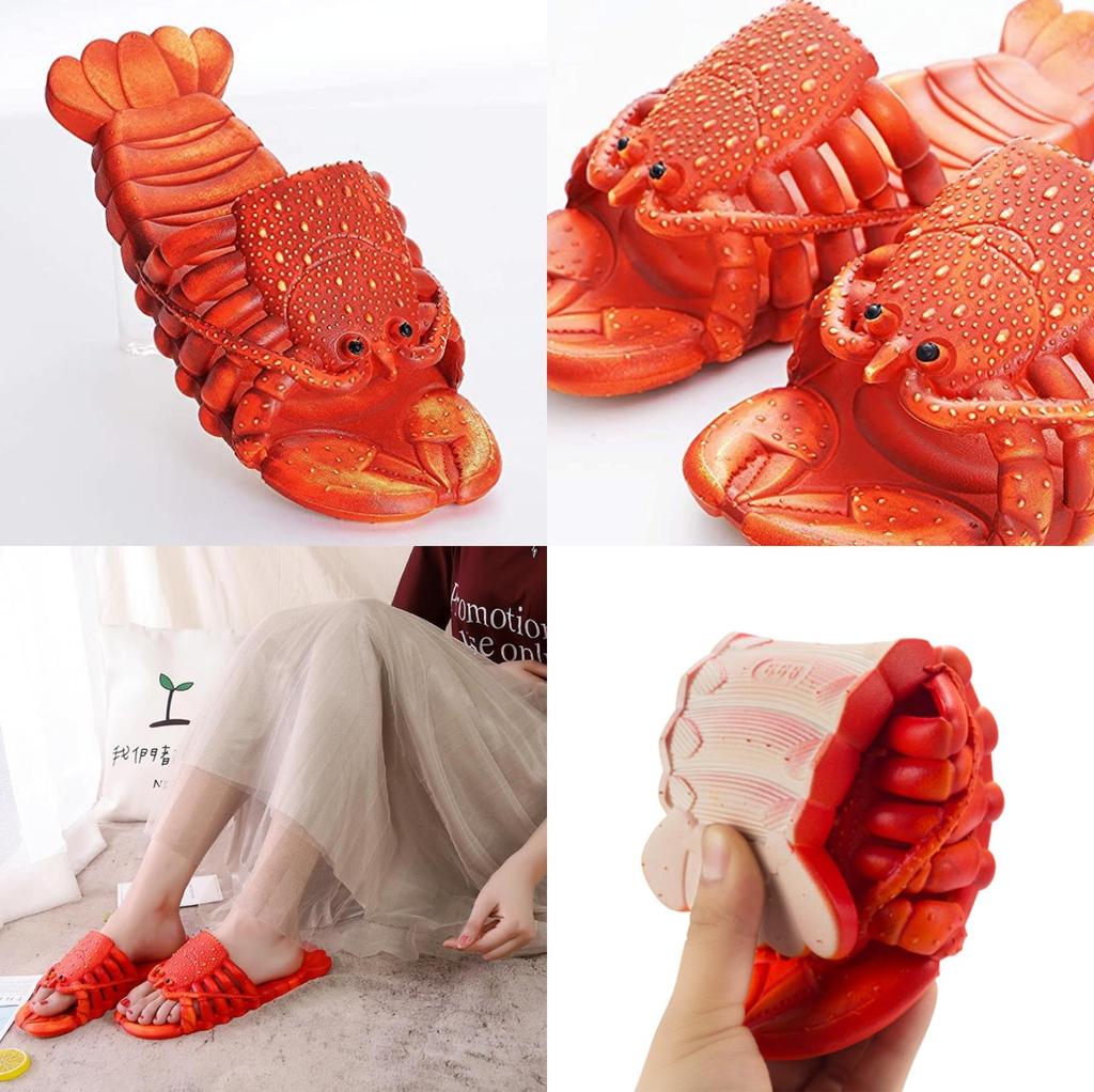 Creative Lobster Flip Flops For Fun Pool And Beach Parties