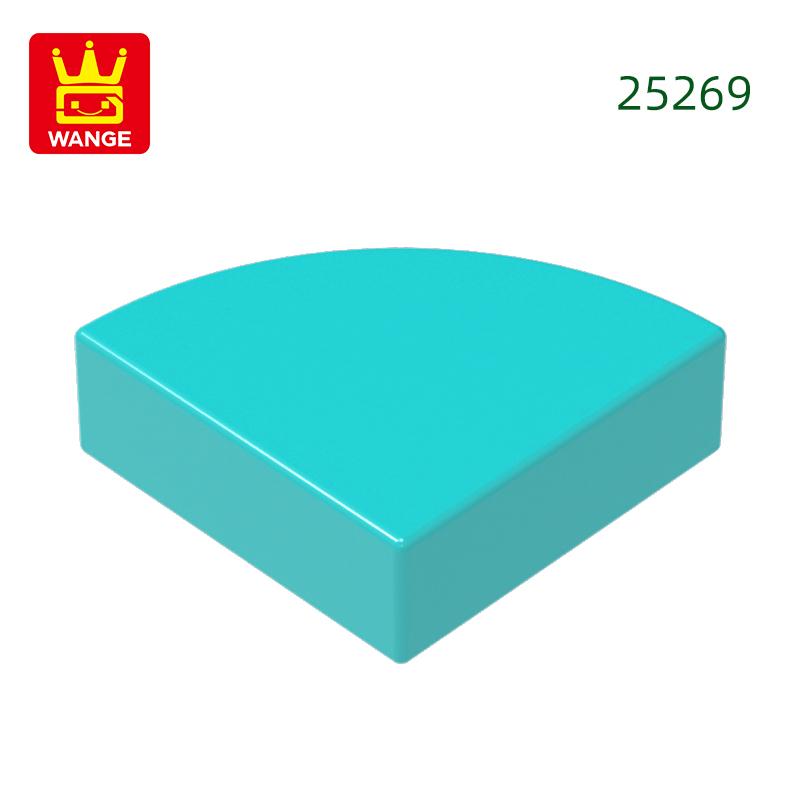 884Pcs/Lot 25269 Tile Round 1x1 Quarter Block Moc Hue Accessories Compatible featuring Brick DIY Children's Plaything Stronge Box